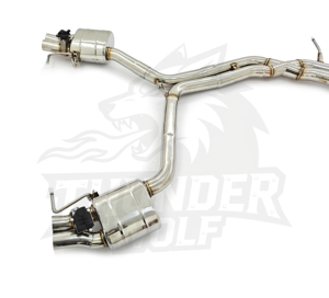 Système d'échappement de haute qualité avec silencieux à valve, ajustement parfait pour <span class=keywords><strong>RS4</strong></span> <span class=keywords><strong>B7</strong></span>/RS5 8T 4.2L <span class=keywords><strong>V8</strong></span>, en acier inoxydable 304, avec tuyaux avant et système d'échappement Catback - Product Image 3