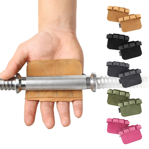 Correas de Cuero Genuino para Levantamiento de Pesas, Protectores de Palma Antideslizantes, Accesorio para Levantamiento de Pesas, <span class=keywords><strong>Dominadas</strong></span> y Gimnasio en Casa - Product Image 4