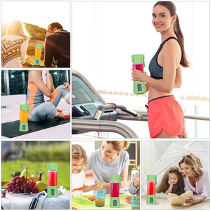 Exprimidor de Frutas Personal con Batería, Exprimidor Recargable USB, Licuadora de 500 ml, Botellas Eléctricas, Mini Licuadora Portátil - Product Image 6