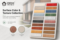 ASTM-Zertifizierte Asbestfreie 8mm Faserzement-Außenwandverkleidungsplatte Maßgefertigte 400x1220mm Schindelplatten für US-Villa-Unternehmer