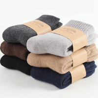 Prix d'usine Chaussettes d'hiver épaisses et chaudes en cachemire pour la neige, le ski, la randonnée, la randonnée en montagne, chaussettes de sport en laine mérinos thermique pour l'extérieur
