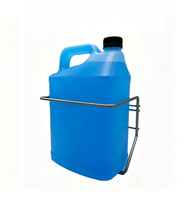 Support mural en fil d'acier inoxydable pour bouteille de 5L