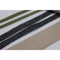 Vente en gros OEM : Corde plate colorée de 20 mm en oléfine, tressée à la main, personnalisable, pour chaise longue d'extérieur et mobilier de patio