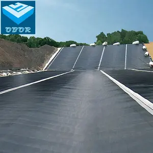 OBOR Dam Pond Liner PVC HDPE Geomembrane 1.5mm 1.0mm 0.75mm 0.5mm Free Sample For Dam Fish Pond Water Harvesting Structure