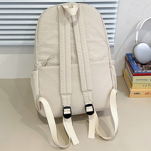 Custom Unisex Lightweight Travel Laptop <b>Backpack</b> Nylon Multifunctional <b>Backpack</b> Casual Simple College Student Bag for Daily Use - Product Image 2
