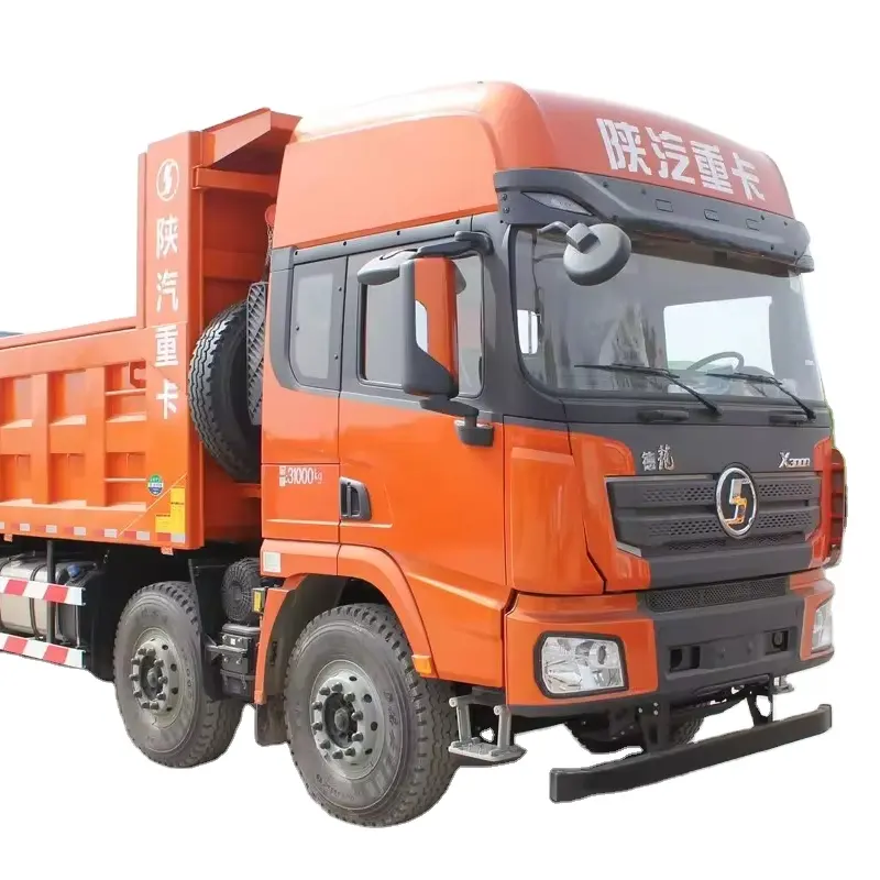 شاحنة شامان شاحنة شحن متينة 6x4 50 طن 60 طن شاحنة نفايات أرضيات تعدين طين شاحنة بقلاب للبيع في كمبوديا