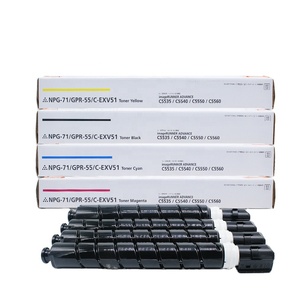 Cartucho de Tóner ORIGINAL NPG-<span class=keywords><strong>71</strong></span> GPR-55 C-EXV51 con Polvo de Tóner Original para Fotocopiadora Canon C5560 C5550 C5540 C5535 - Product Image 1