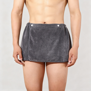 Sexy Shorts <strong>Towel</strong> Bath Skirts Robe for Men <strong>Wrap</strong> <strong>Towel</strong> Spa Pool Sauna <strong>Wrap</strong> Around <strong>Towel</strong> - Product Image 2