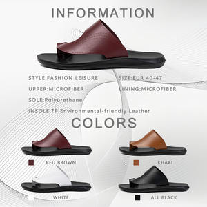 <span class=keywords><strong>Sandali</strong></span> da Uomo in PU Taglia Grande EUR 40-47, Casual con Punta Aperta, Slip-on Estivi da Spiaggia, Antiscivolo e Leggeri <span class=keywords><strong>per</strong></span> <span class=keywords><strong>Camminare</strong></span> all'Aperto, Disponibili - Product Image 5