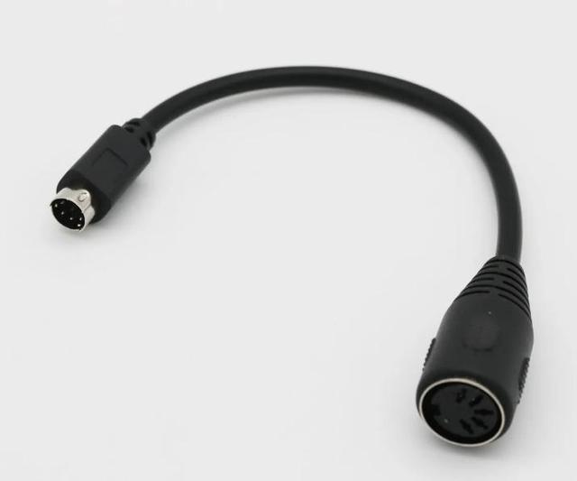 Keyboard Mouse Adapter Cable 5 Pin DIN Female to Mini Din 6 Pin PS/2 PS2 Male