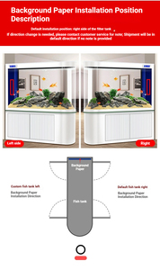 Grand aquarium en verre de 4 pieds (1,22 m) et 500 L avec système de filtration - Product Image 3