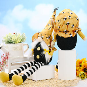 <span class=keywords><strong>2021</strong></span> Festival transfrontalier Poupée sans visage à longues jambes Forêt vieil homme abeille décoration créative produits de Noël - Product Image 4