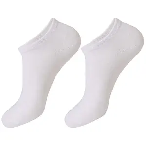 Calcetines tobilleros de algodón puro OEM para hombre, calcetines deportivos informales, calcetines de Primavera de diseño liso blanco