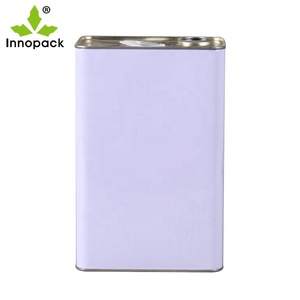 Pot d'huile de cuisson marin de 0.1l — <span class=keywords><strong>20</strong></span> l, grandes canettes carrées, huile de cuisson vide, emballage en métal, étain <span class=keywords><strong>avec</strong></span> grand couvercle - Product Image 1