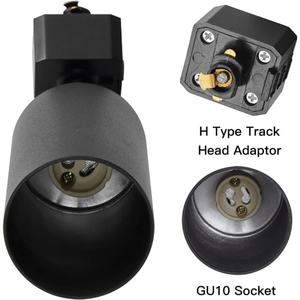 Système de rails LED 48V Blanc Noir Surface de <span class=keywords><strong>plafond</strong></span> Encastrée Aimant de levage <span class=keywords><strong>Rail</strong></span> d'éclairage <span class=keywords><strong>pour</strong></span> feux de piste magnétiques - Product Image 2