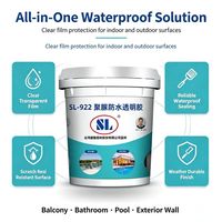 Revêtement polyuréthane SL-922 résistant aux UV pour l'extérieur et l'intérieur, POPULAIRE, pour l'étanchéité des toits de bâtiments de construction