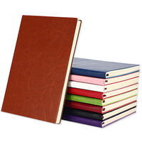 Cahier de notes de réunion d'affaires A5 couverture rigide en cuir PU avec logo personnalisé de l'entreprise Cahier d'exercices Jotter papier pour cahier