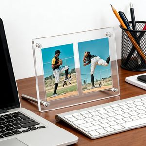 New Style Acrylic Card Display <b>Box</b> Button Closure Graded Card Organizer for Sports Card <b>Collection</b> - Product Image 6