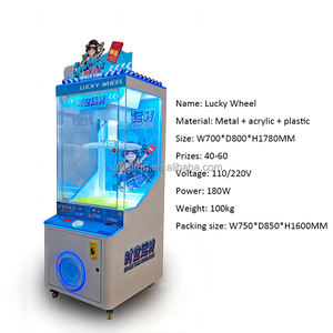 เครื่องเกมคีบตุ๊กตาคุณภาพสูง รับรางวัลเหรียญ วง<span class=keywords><strong>ล้อ</strong></span>แห่งความโชคดี เครื่องเกมคีบของรางวัล - Product Image 6