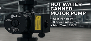 Aikon hiệu suất cao 65lmin bơm tuần hoàn áp suất thấp vượt trội cho máy nước nóng và sưởi ấm sàn - Product Image 4