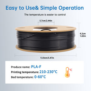 Filament PLA Biodégradable 250g PLA+ Noir 330m Certification RoHS Filament d'Impression 3D 1.75mm Couleur Noire Filament d'Imprimante 3D - Product Image 6