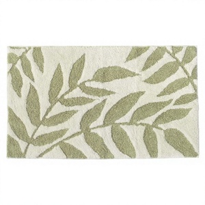 High Quality Floral Assurance Pure Cotton Made Tufted <b>Bath</b> Rugs <b>Runner</b> With <b>Long</b> Durable Bathroom Floor <b>Mat</b> Wholesale Prices - Product Image 1