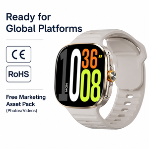สมาร์ทวอทช์ 2.40 นิ้ว HD AMOLED 4G รองรับซิมการ์ด ระบบนำทาง GPS ติดตามกิจกรรม วิดีโอคอล กันน้ำ IP68 รองรับ TikTok/<span class=keywords><strong>Youtube</strong></span>/Whatsapp - Product Image 3
