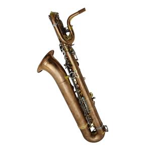 แซกโซโฟนบาริโทนทองแดงแท้แบบไม่เคลือบเงา - สไตล์ยานากิซาวะ คีย์ต่ำ พร้อมกล่องใส่และชุดอุปกรณ์ครบชุด - Product Image 5