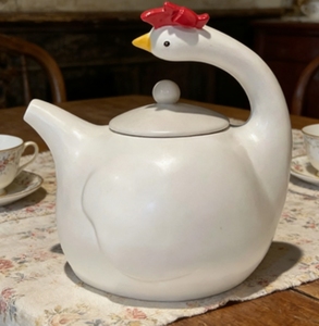 Théière en céramique en forme de poulet, mignonne et décorative, idéale pour la vente en gros et comme cadeau - Product Image 4