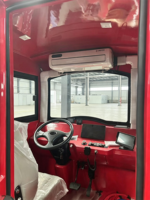 Train touristique électrique alimenté par batterie au lithium avec carrosserie en fibre de verre
