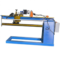 Machine de pliage de tubes ronds de 1,2 mm (calibre 18) conforme à la norme CE, pour la fermeture des coutures de conduits de ventilation de 1400 mm