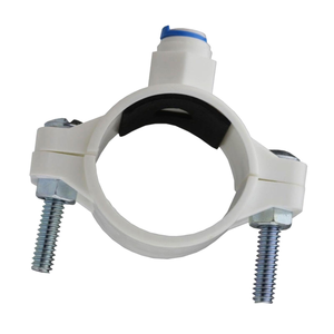 <b>Quick</b> Connection PVC Saddle <b>Clamps</b> for RO Water System 40mm 1/4" OD <b>Clamp</b> Pipe Water Filter Parts - Product Image 1
