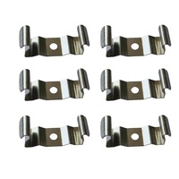 Fabricant personnalisé vente en gros barre de lumière LED métal acier T8 support de montage en forme de U en acier inoxydable