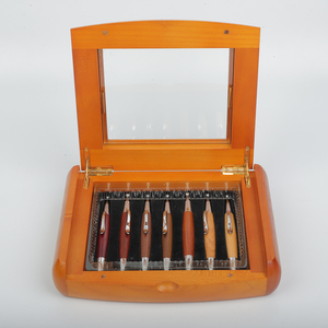 Variety of Handmade Wooden Pen <b>Boxes</b> Made From MDF <b>Wood</b> with Rectangle Shape for Organization and Storage Gift & Craft - Product Image 1