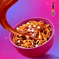 Nouvel Arrivage Nouilles Instantanées Coréennes 140g Ramen Caramel Doux & Épicé Nouilles Épicées Snacks aux Céréales Snacks Asiatiques