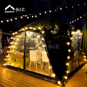 Mùa đông vườn mái vòm lều với hệ thống sưởi ấm thiết kế hiện đại tùy chỉnh vải/PVC cho các nhà hàng khách sạn & quán cà phê - Product Image 3