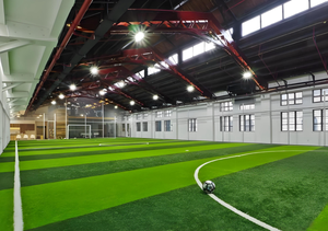 สนามฟุตซอลขนาดสั่งทำพิเศษ 3v3 สำหรับเล่นฟุตบอลในร่ม โครงสร้างเหล็กสำหรับใช้ในฟาร์ม  พร้อมสิ่งอำนวยความสะดวกกีฬา - Product Image 3