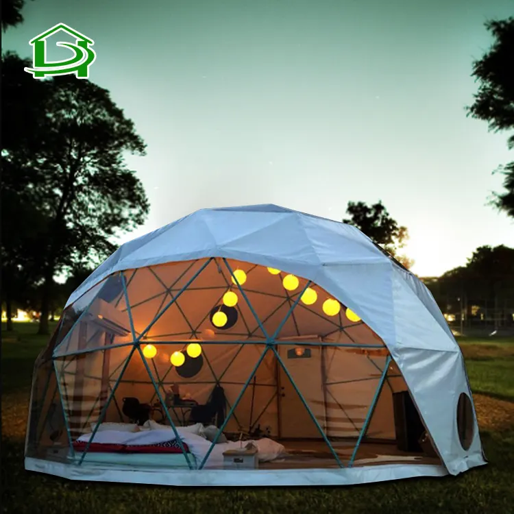 luxury igloo glamping resort camping geodesic dome tents