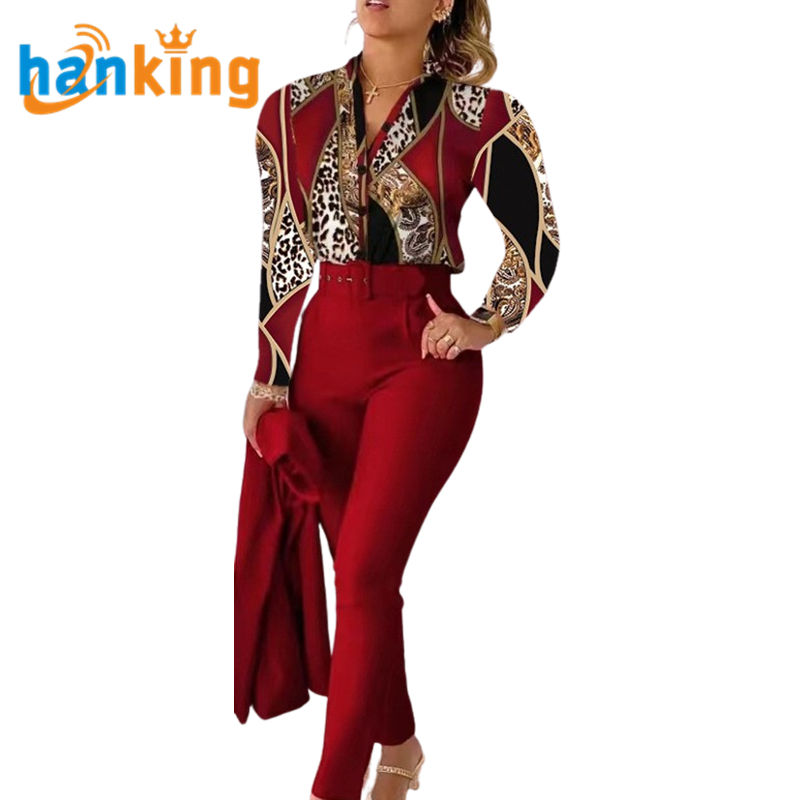 Leopard Print-Wine Red