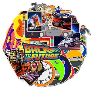 50 Pezzi Adesivi Graffiti del Film Ritorno al Futuro per Bottiglie d'Acqua, Skateboard, Valigie, Laptop, Regalo, Muro, Auto - Product Image 6