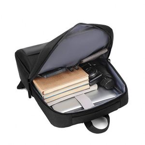 Sac à dos pour homme en Oxford, personnalisé avec logo, pour le bureau, le sport, le collège, le campus, design scolaire, sac à dos pour ordinateur portable, fermeture éclair, port USB, polyester - Product Image 2