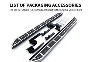 Bảng Mạch Chạy Xe SUV Bền Cố Định Bằng Nhôm Bán Chạy Trực Tiếp Từ Nhà Máy Sản Xuất Cho RENAULT <span class=keywords><strong>KOLEOS</strong></span> NEW KADJAR Các Bậc Phụ Bảo Vệ - Product Image 3