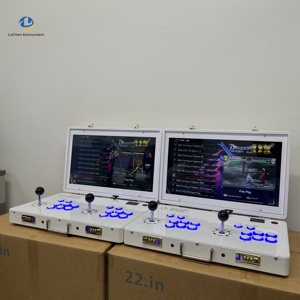 Console de jeu d'arcade portable double <span class=keywords><strong>Pandora</strong></span> 19 pouces, multi-joueurs, avec manettes en métal et verre, <span class=keywords><strong>garantie</strong></span> 1 an, prise en charge de l'anglais - Product Image 4