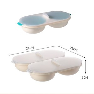 Vaporera de Huevos para Microondas, 2/4 Compartimentos, Material PP, con Tapa, para Comida de Bebé, Uso Doméstico - Product Image 4