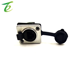 D-loại Bảng điều chỉnh RJ45 Nữ kết nối, giao diện mạng RJ45, truyền dữ liệu 8p Ethernet mạng không thấm nước ổ cắm - Product Image 5