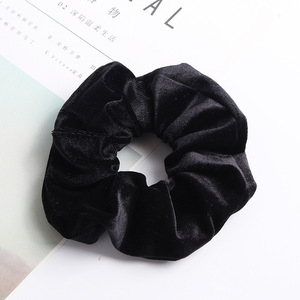 Chouchous pour cheveux Premium Velvet Scrunchy Elastic Hair Bands pour filles, Women Hair Accessories - Product Image 5