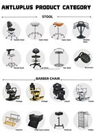 Fauteuil de Barbier Moderne Réglable et Rotatif pour Salon de Coiffure, Chaise de Coiffage Hydraulique, Fournisseur OEM ODM en Gros