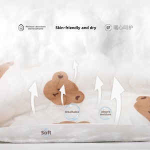 Body de Bebé de Doble Capa con Protección Abdominal, Otoño/Invierno, Recién Nacido, Algodón, Estampado Animal, Térmico, con Cierre de Velcro en la Espalda - Product Image 3
