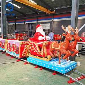 Train de Noël intérieur personnalisé pour enfants <span class=keywords><strong>parc</strong></span> d'attractions professionnel mécanique super commercial produit en acier à vendre - Product Image 5