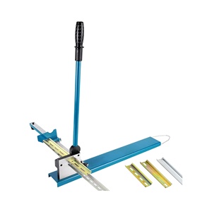 Industrial Aluminium Double Groove Rail Cutter <b>Tool</b> with Dual Scale Measuring Ruler Din Rail Cutter for 35mm Iron Aluminum Rails - Product Image 1